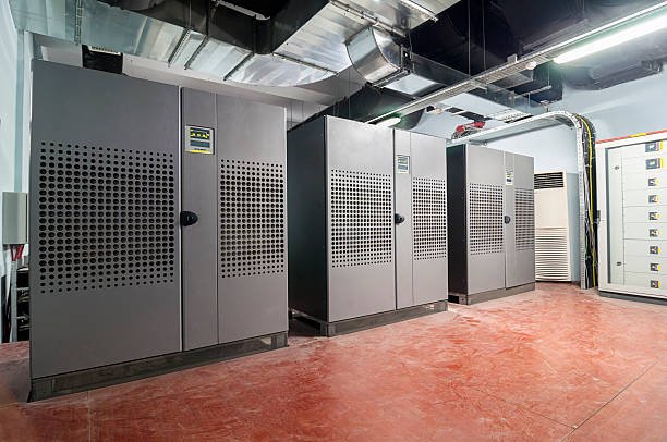 UPS  power panels in the room